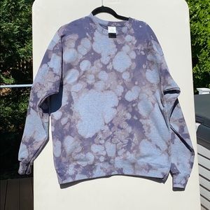 Hanes Ecosmart Sweatshirt Reverse/Bleach Tie Dye